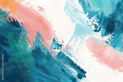 oil painting background white isolated