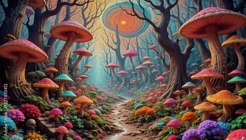 Psychedelic Forest Trip
