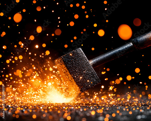Metalworking with sparks