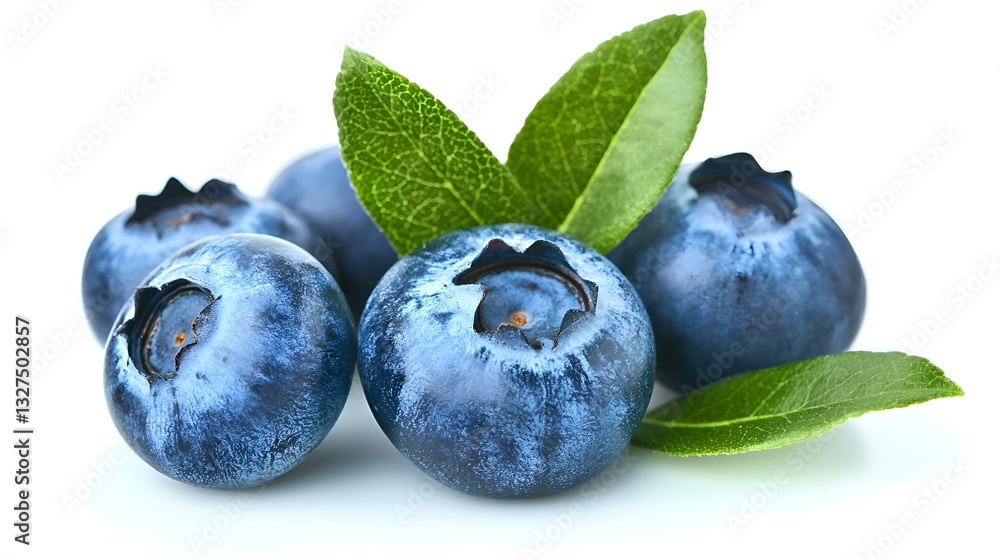 Obraz premium blueberry isolated on white background