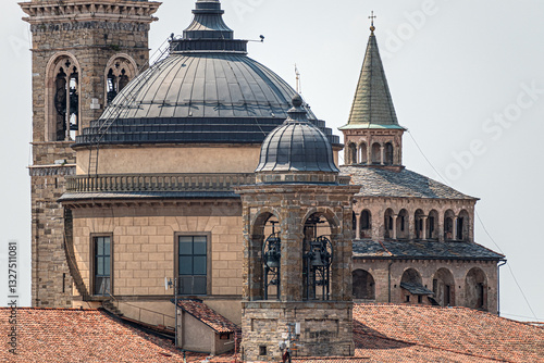 Bergamo Stadtsilhouette 