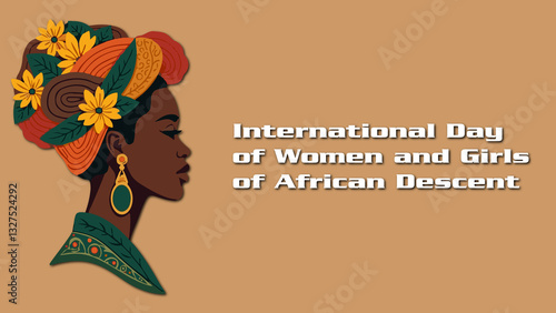Принти на полотні International Day of Women and Girls of African Descent