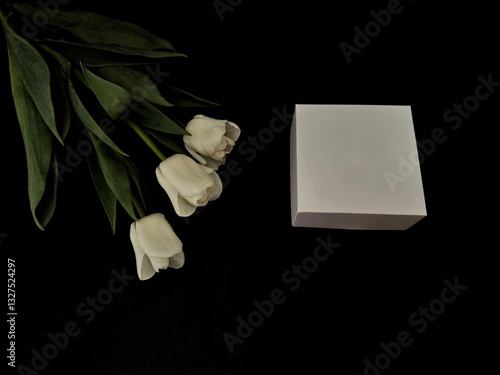 Luxury Present with Tulips
