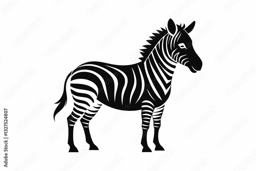 zebra line art silhouette vector illustration zebra line art silhouette vector illustration