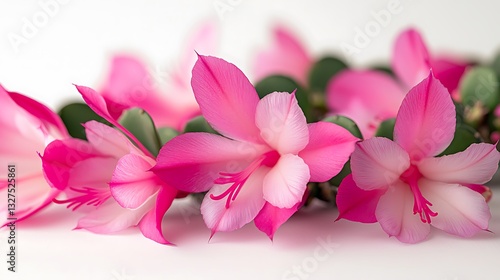 Pink and White Flowers Close Up