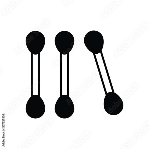 Cotton Buds vector icon 