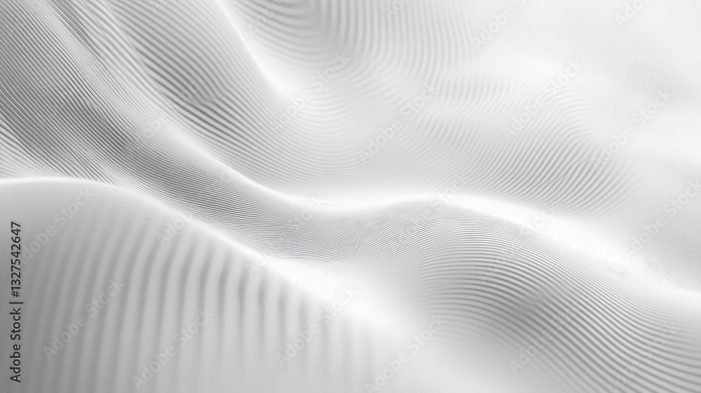 Elegant White Textures Flowing in Soft Waves Creating a Serene Atmosphere Ideal for Modern Art and Contemporary Interior Design Projects Elegant White Textures Flowing in Soft Waves Creating a Serene Atmosphere Ideal for Modern Art and Contemporary Interior Design Projects