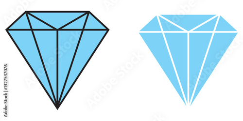 diamond icon vector