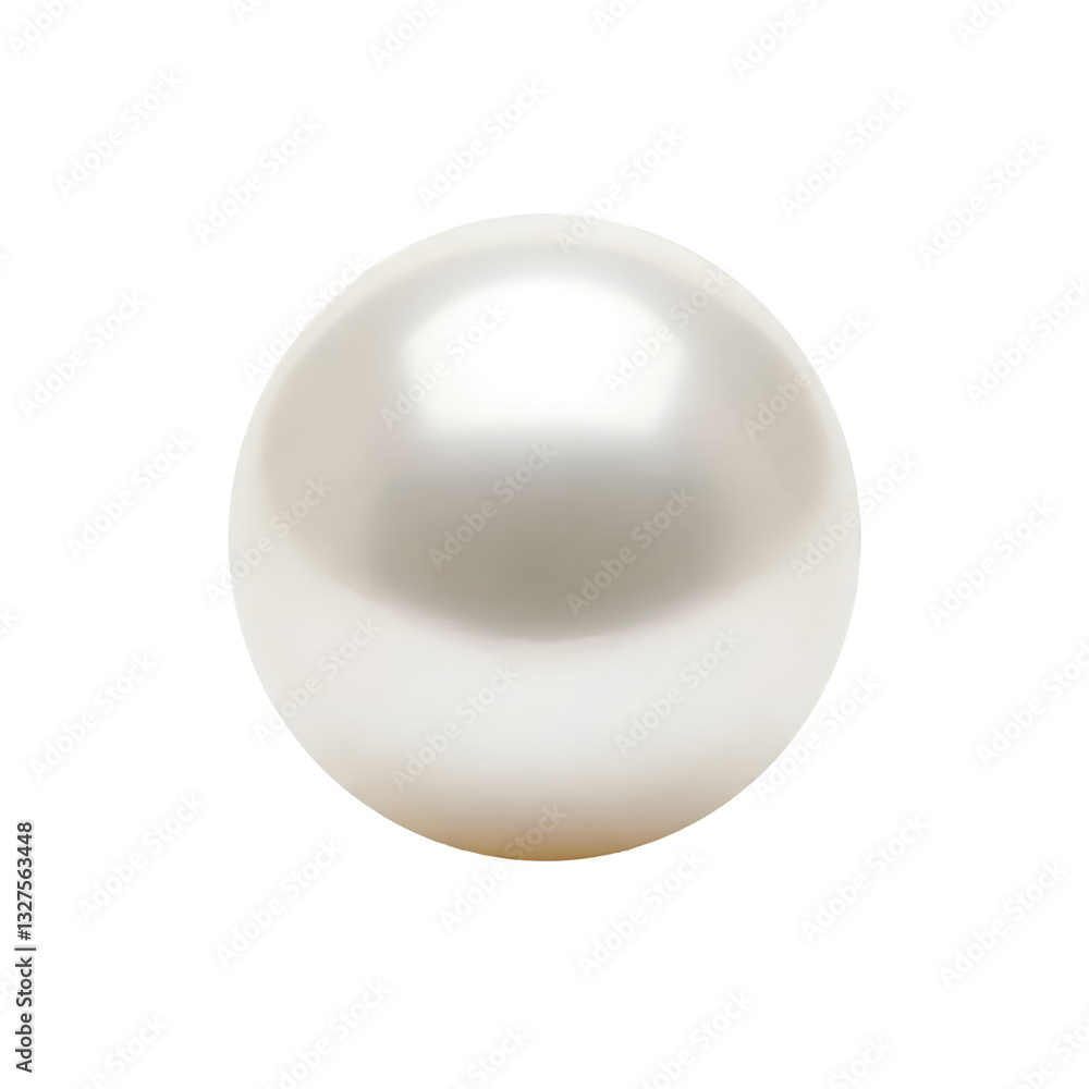 White pearl isolated on transparent background White pearl isolated on transparent background