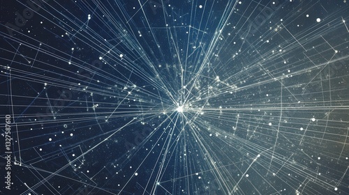 Intricate Network System - A Stunning Visual Representation of Data Flow