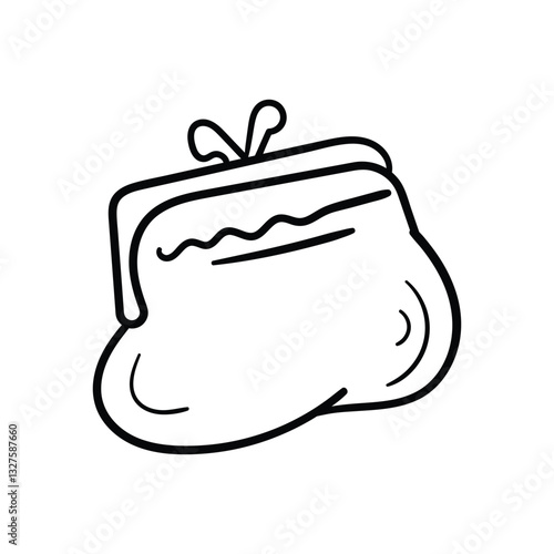 Pruse hand draw doodle  Vector icon