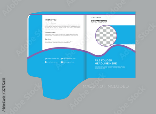 Marketing Presentation Folder Design