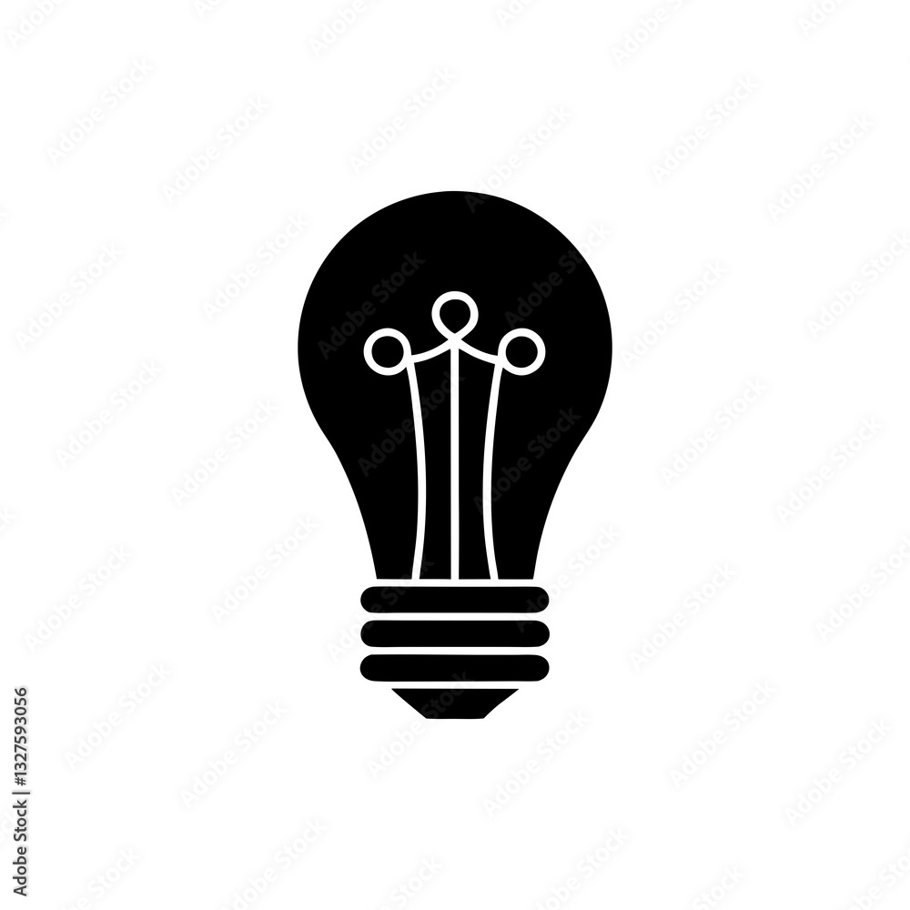 creative details light bulb icon vector illustration creative details light bulb icon vector illustration