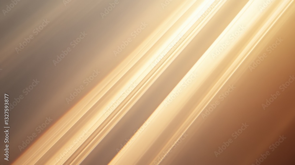 Abstract background with diagonal light streaks in gold and brown tones.