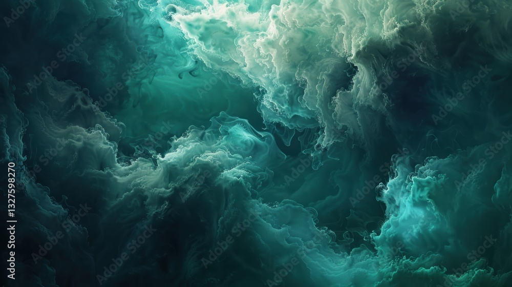 Ethereal Turquoise Waves Abstract Fluid Art for Creative Projects Ethereal Turquoise Waves Abstract Fluid Art for Creative Projects