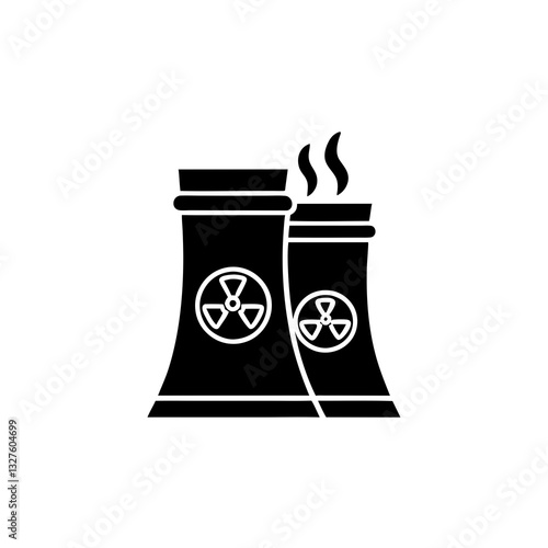creative details nuclear reactor icon vector illustration 