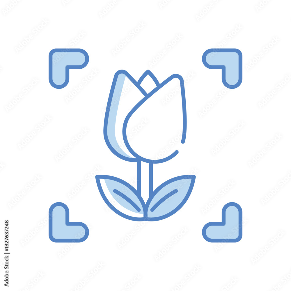 Obraz premium Marco Photo Vector icon