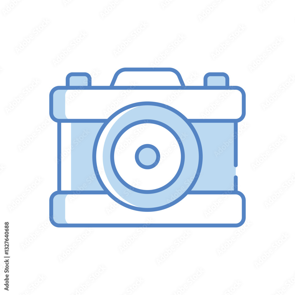 Retro Camera  Vector icon