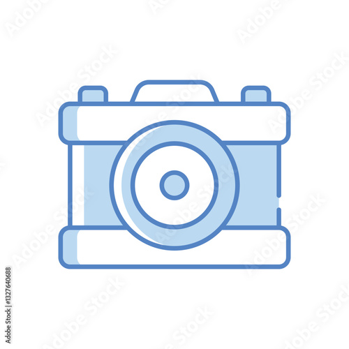 Retro Camera  Vector icon