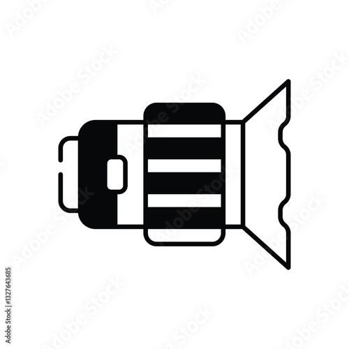 Lenses  Vector icon