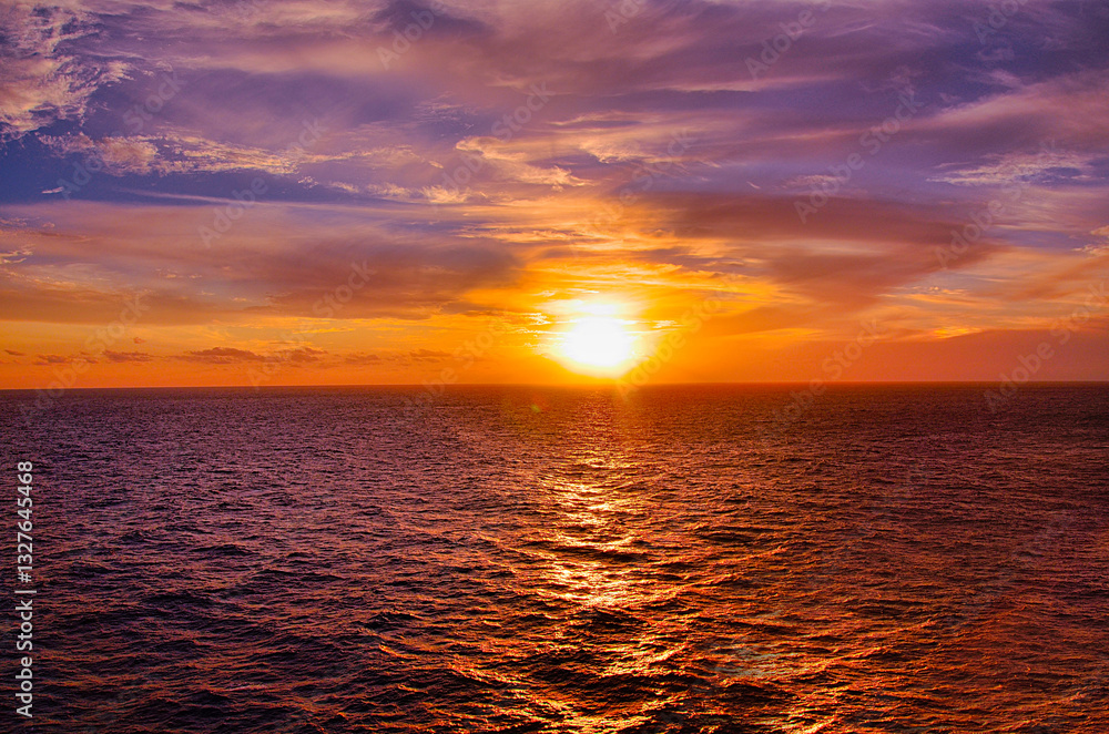 Obraz premium coucher de soleil splendide