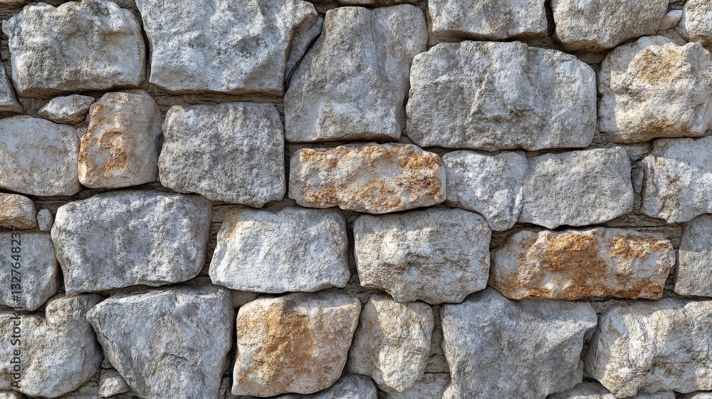Fototapeta premium A Stunning Stone Wall Texture, Perfect for Building Design Inspiration