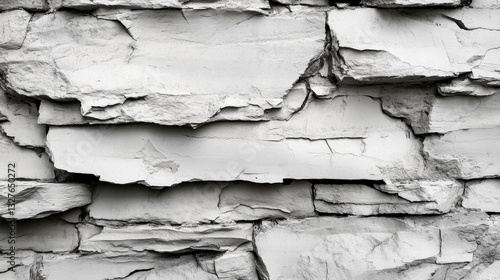 Stunning Gray Stone Wall Texture: A Detailed Close-up View of a Majestic Architectural Feature