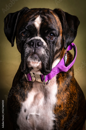 female boxer dog