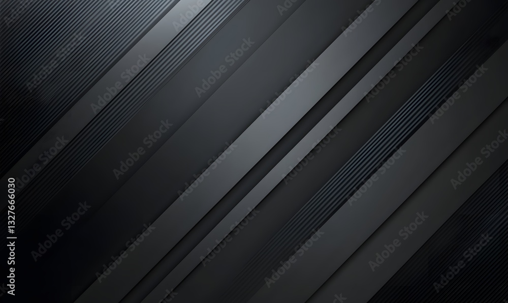 Obraz premium Dark, diagonal, layered lines abstract background