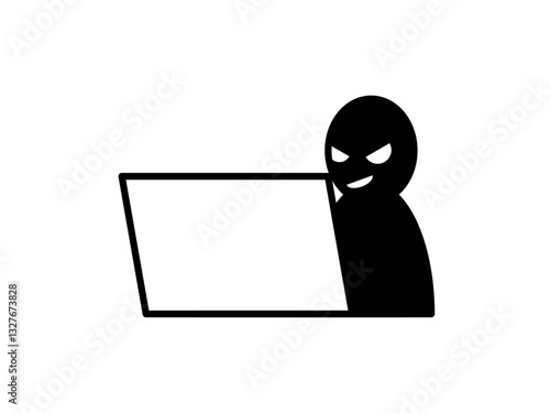 ハッカーアイコン