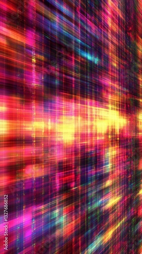 Abstract Digital Art  A Colorful and Dynamic Visual Feast