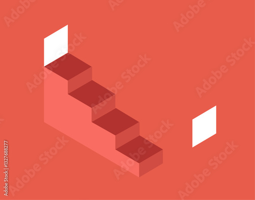 Short cut of a path, conceptual illustration