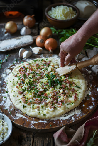 Wallpaper Mural Creating Magic with Classic French Tarte Flambee Recipe: The Culinary Art of Happiness Unveiled Torontodigital.ca