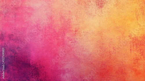 A Captivating Display of Blended Colors Transitioning from Soft Pink to Vibrant Yellow, Creating a Richly Textured Background That Evokes Energy and Joy in Artistic Form