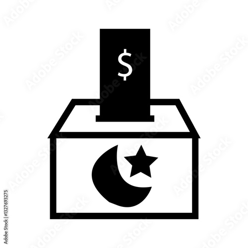 black and white zakat