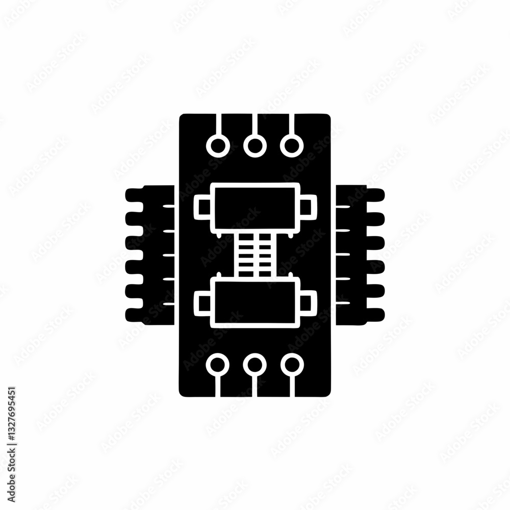 creative details electric busbar icon vector illustration creative details electric busbar icon vector illustration