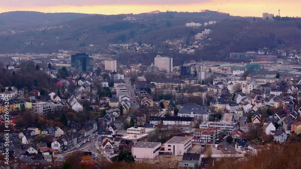 siegen central cityscape in winter 4k 30fps video siegen central cityscape in winter 4k 30fps video