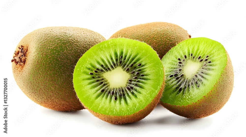Fototapeta premium Kiwi fruit isolated on white background