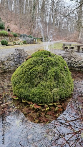 Εκτύπωση καμβά pauline spring, lime tuff spring in marsberg