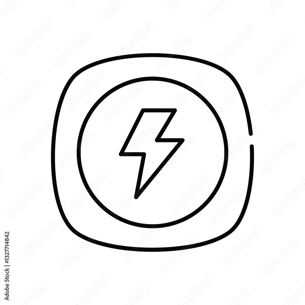 Flash Vector icon Flash Vector icon