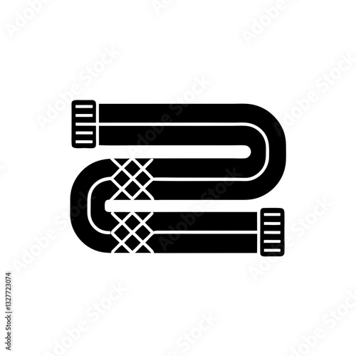 creative details electrical conduit icon vector illustration