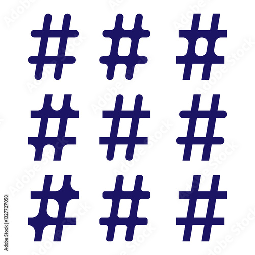 Different hashtag models
