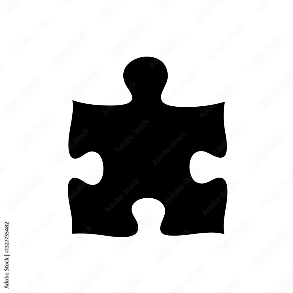 black silhouette, single puzzle piece, jigsaw element, minimalist design, stark contrast, simple shape, iconic symbol, negative space black silhouette, single puzzle piece, jigsaw element, minimalist design, stark contrast, simple shape, iconic symbol, negative space