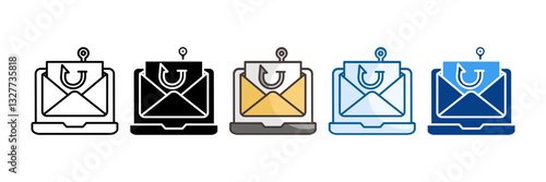 Mail Icon Set Multiple Style Collection