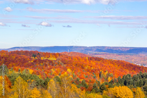 autumn landscape in the mountains