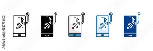 Fake W Icon Set Multiple Style Collection