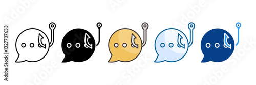 Conversation Icon Set Multiple Style Collection