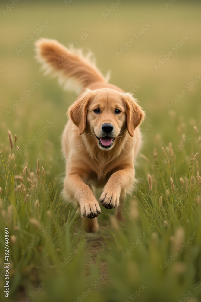 perro corriendo en la naturaleza perro corriendo en la naturaleza