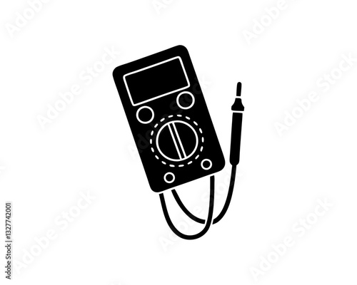 creative details multimeter icon vector illustration