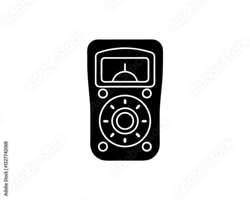 creative details multimeter icon vector illustration